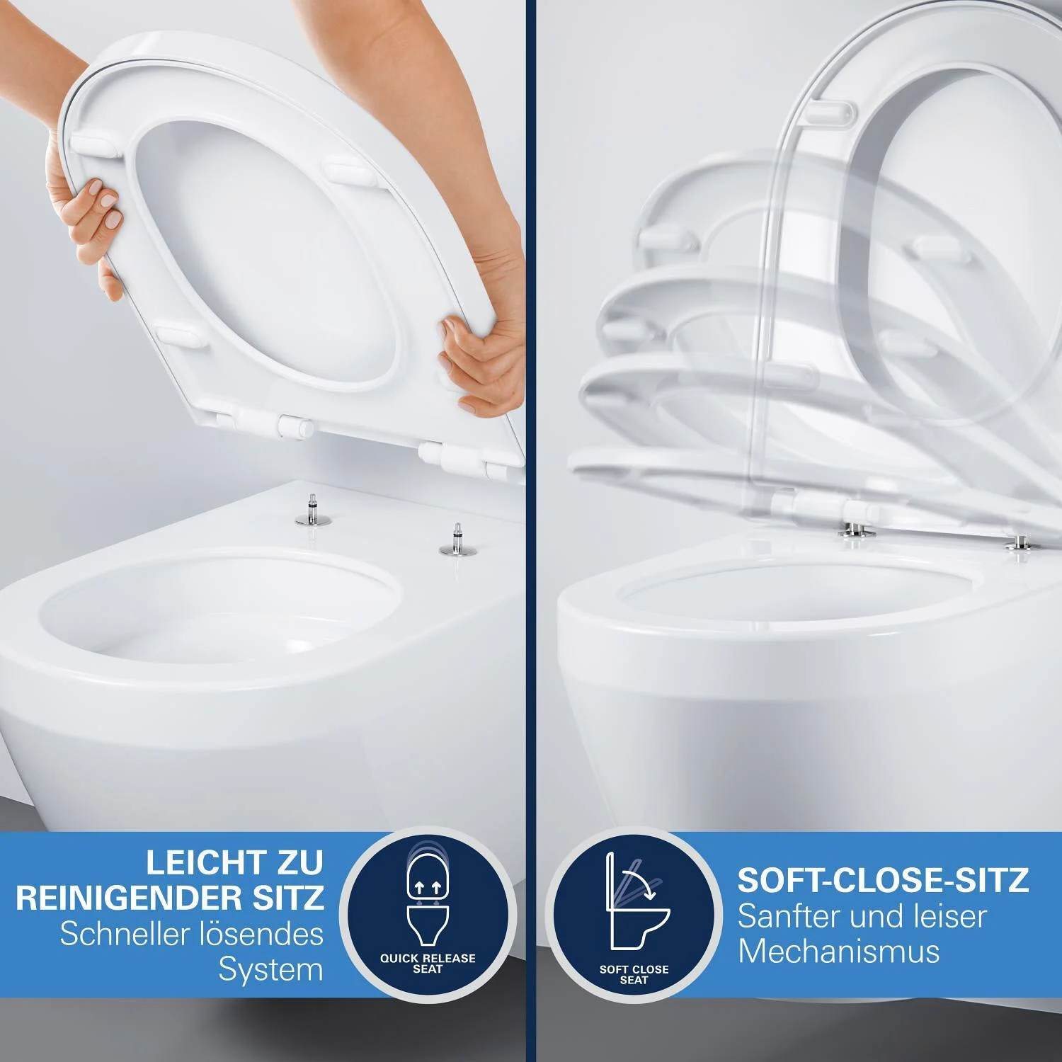 GROHE Euro Keramik WC-Sitz mit Soft Close Bild 4