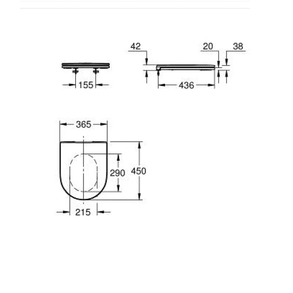 GROHE Euro Keramik WC-Sitz mit Soft Close Bild 5