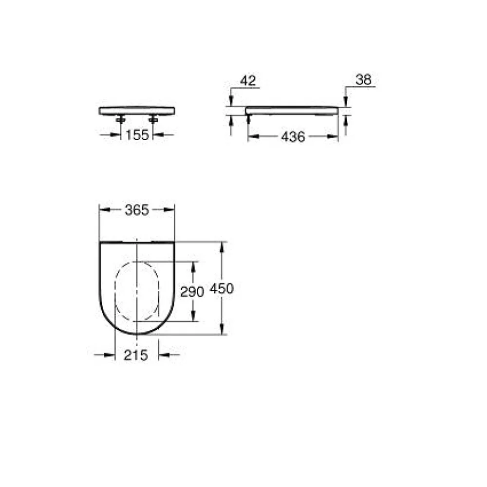 GROHE Euro Keramik WC-Sitz mit Soft Close Bild 5