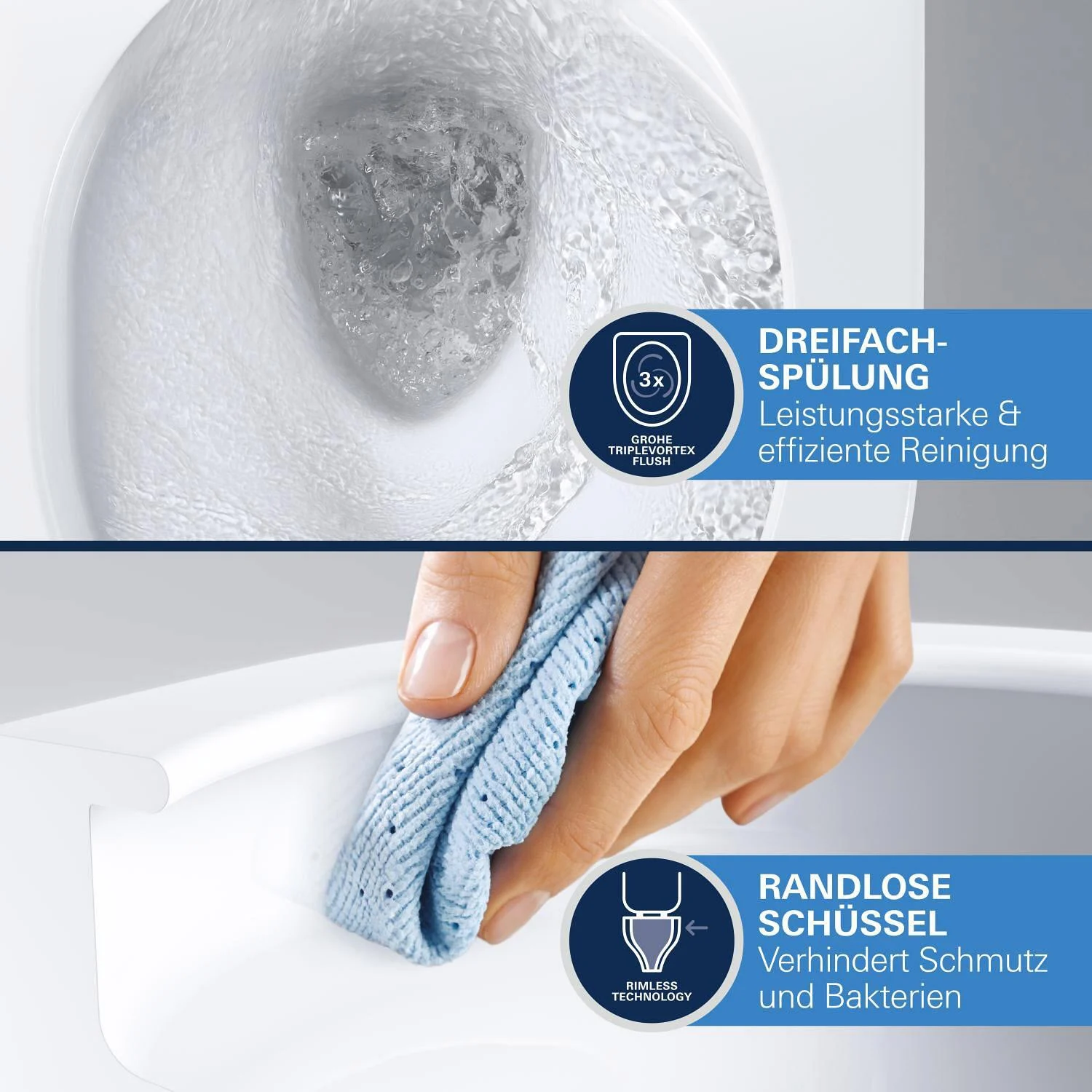 GROHE Euro Keramik Wand-Tiefspül-WC Bild 4
