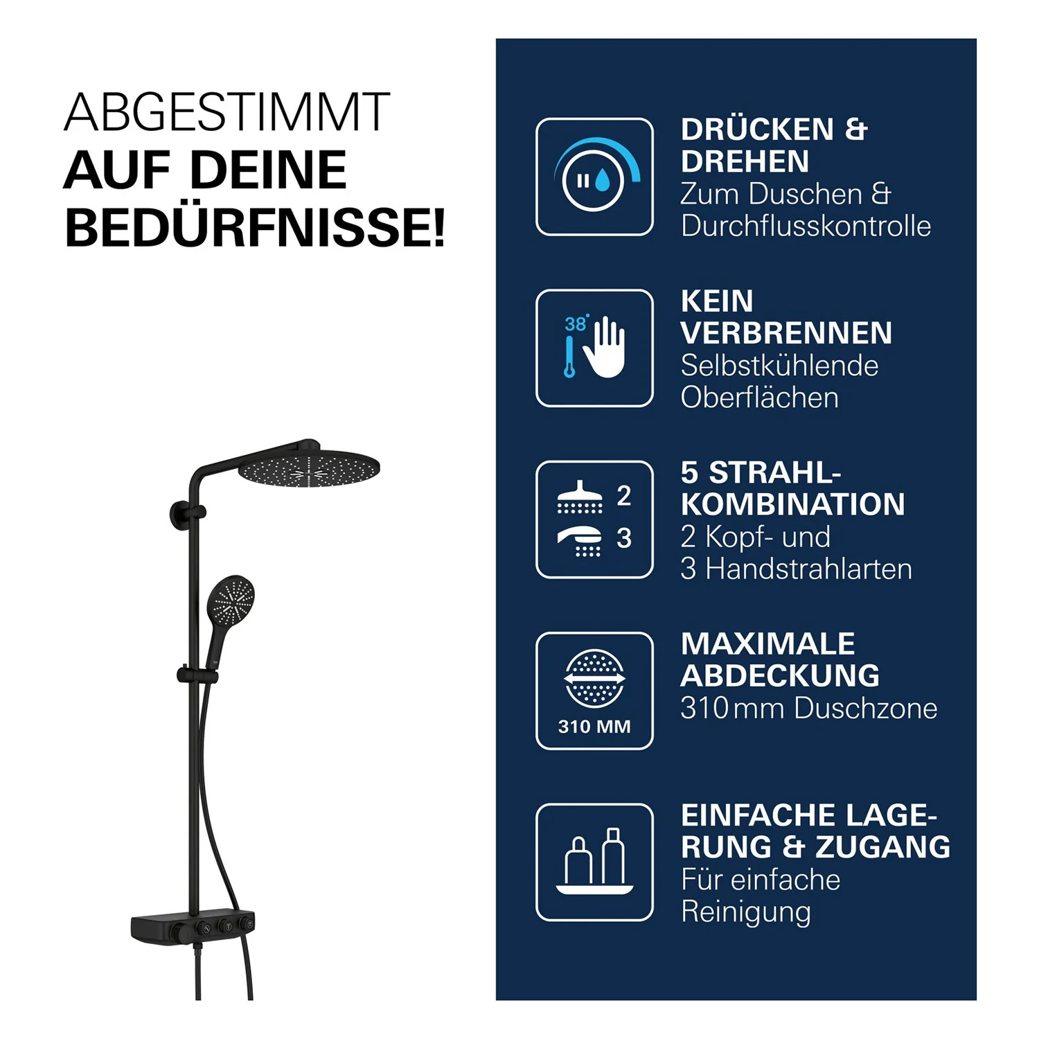 GROHE Euphoria SmartControl System 310 Duschsystem Bild 12