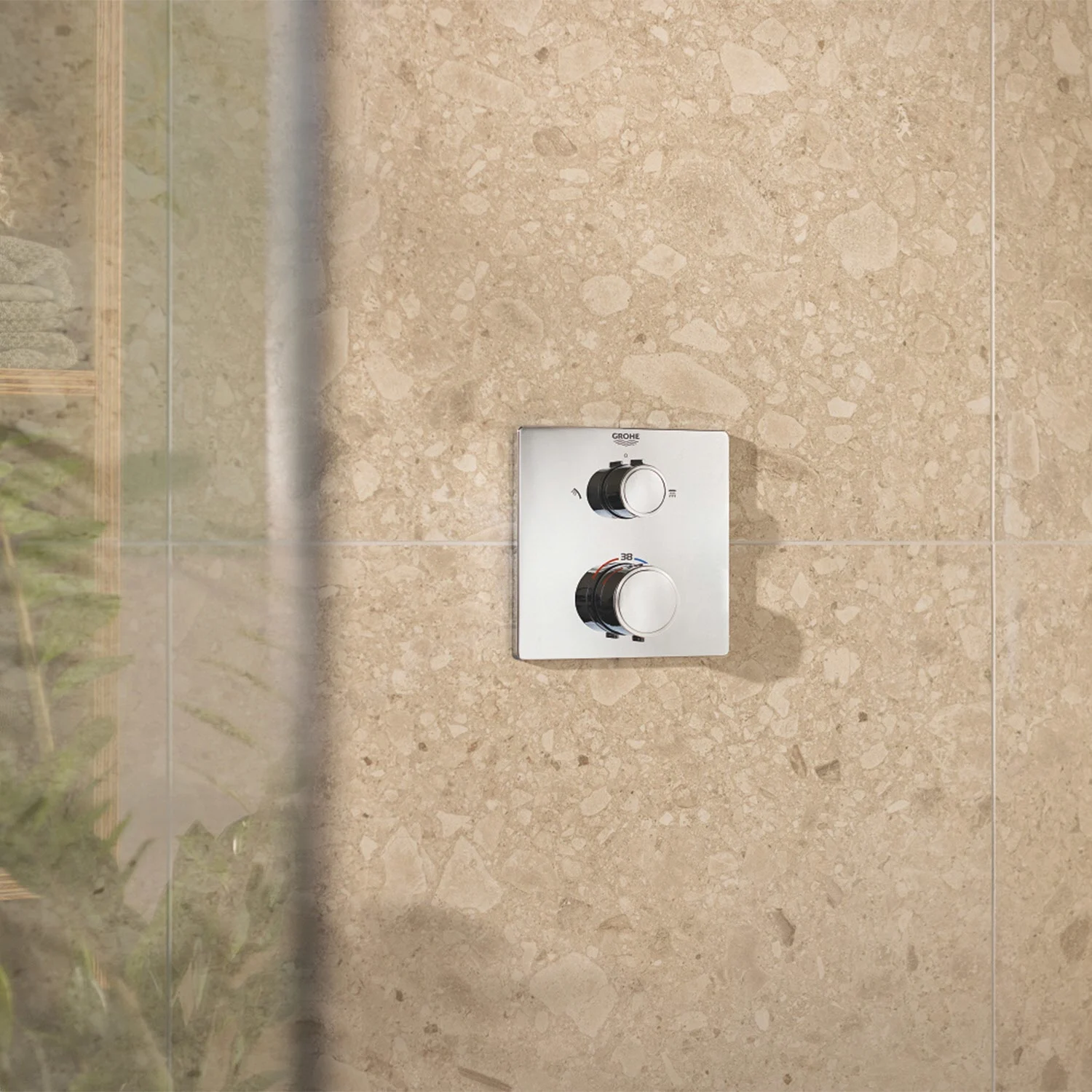 Podtynkowy system prysznicowy z dwoma regulatorami, Grohe