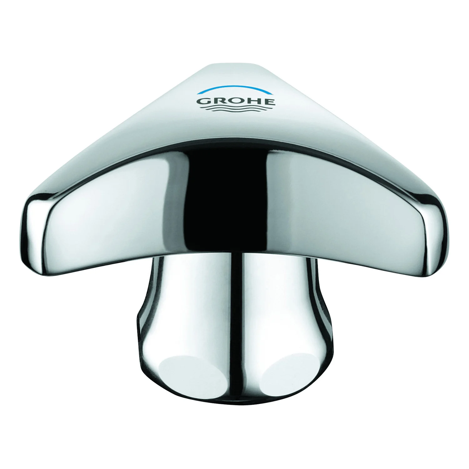 Chromowany uchwyt widok z przodu, Grohe
