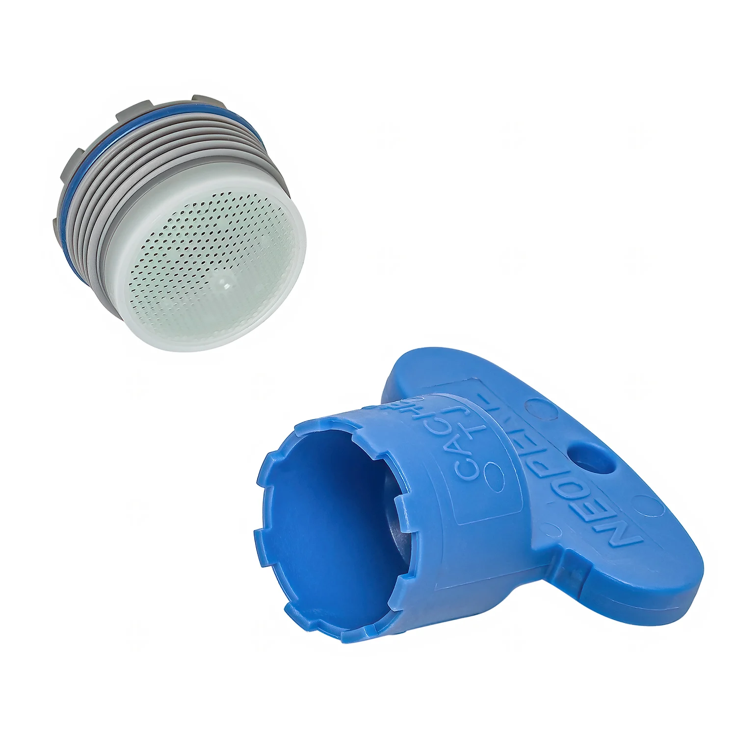 Wycięty aerator z niebieskim narzędziem, Grohe