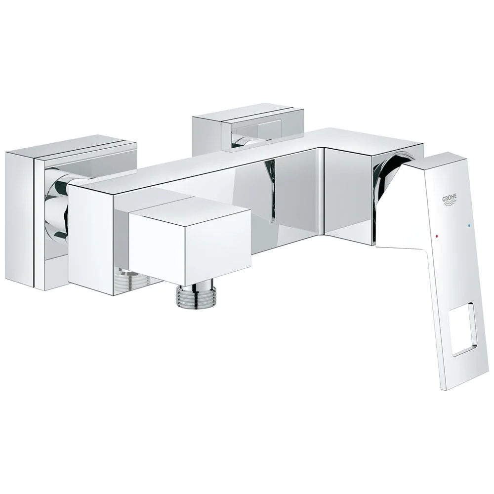 Chromowany mieszacz prysznicowy widok z boku, Grohe