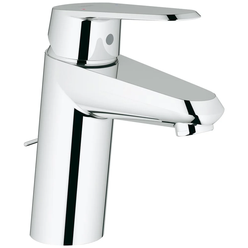 Chromowana bateria umywalkowa widok z boku, Grohe