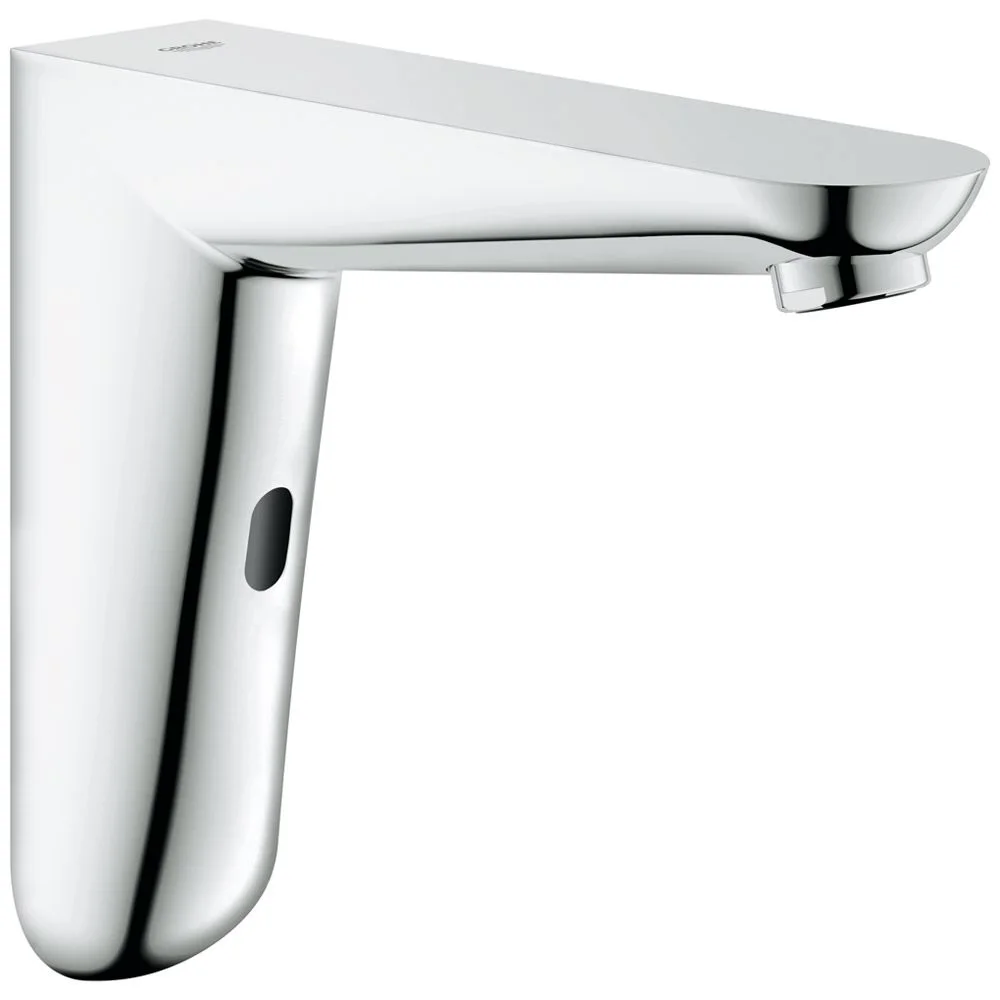 Chromowana bateria umywalkowa widok z boku, Grohe
