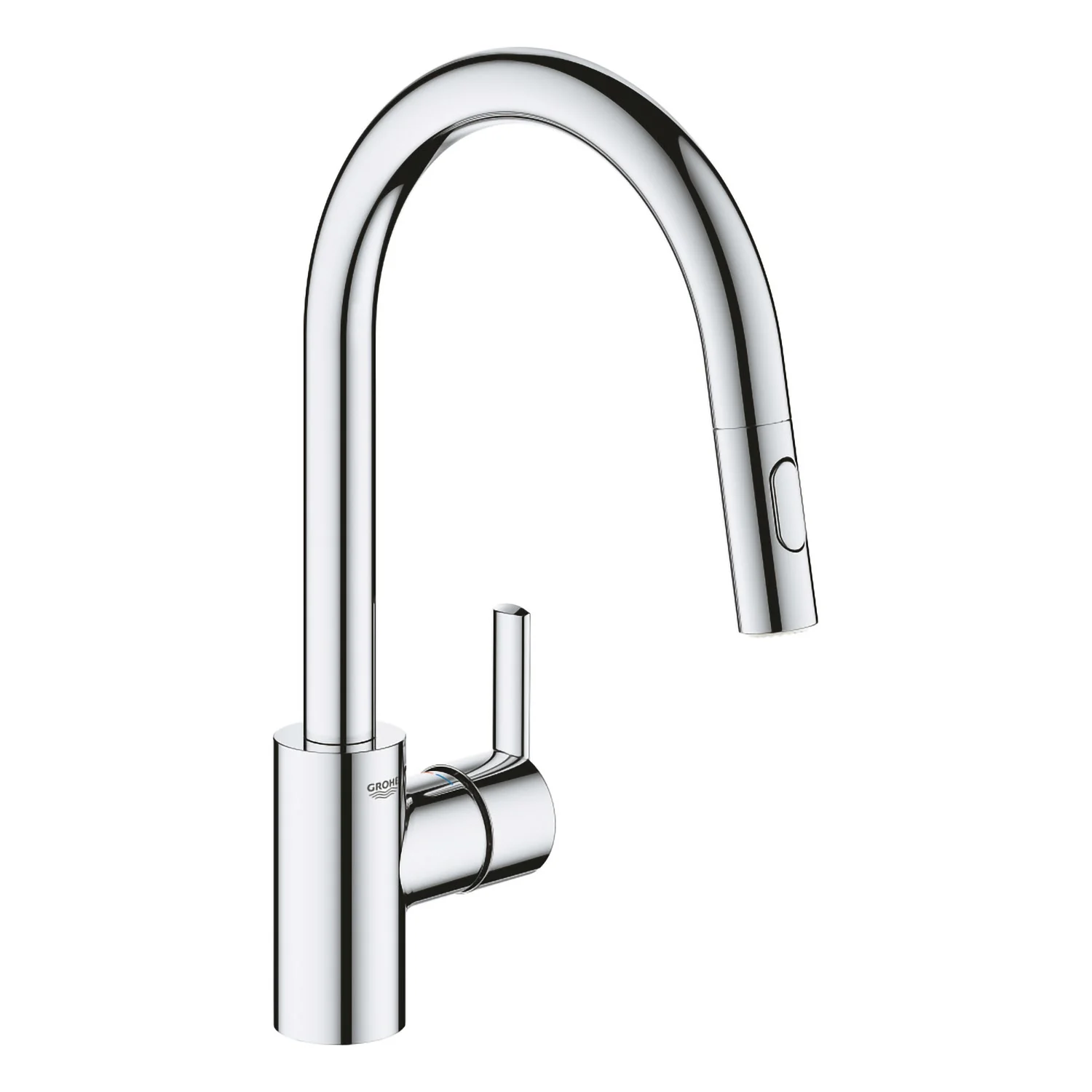 GROHE Feel Einhand-Spültischbatterie 1/2" hoher Auslauf, 2 Strahlarten