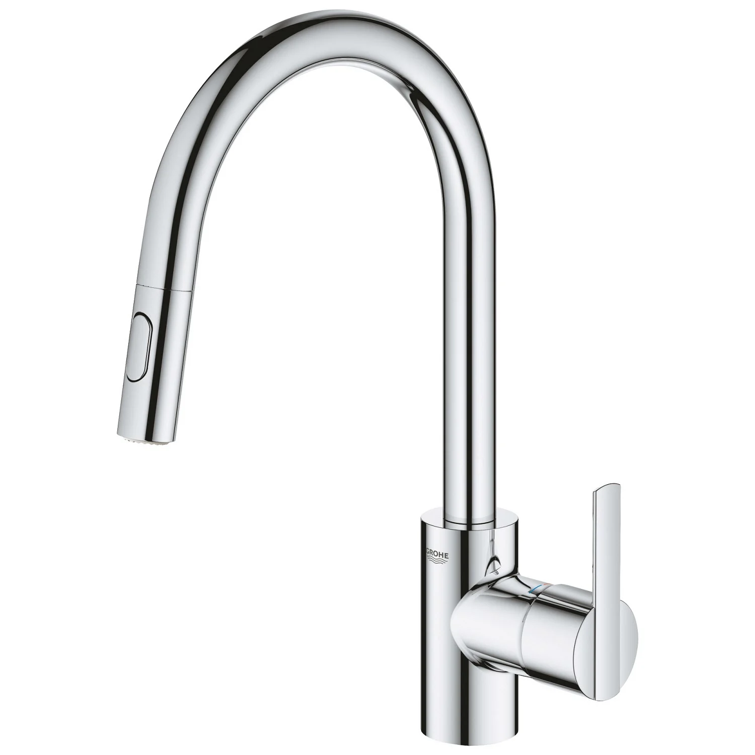 GROHE Feel Einhand-Spültischbatterie 1/2" hoher Auslauf, 2 Strahlarten Bild 2