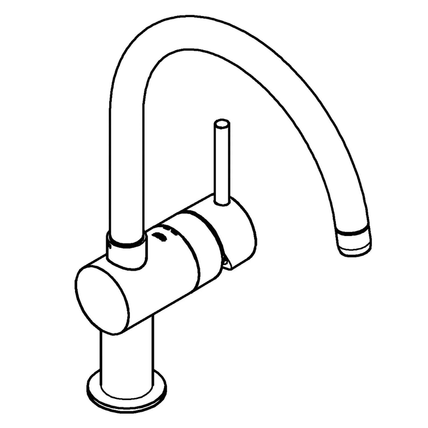 GROHE Minta Einhand-Spültischbatterie, DN 15 Bild 7