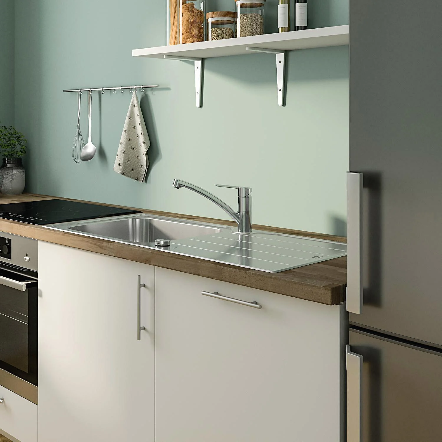 GROHE StartEco Einhand-Spültischbatterie 1/2" flacher Auslauf Bild 11