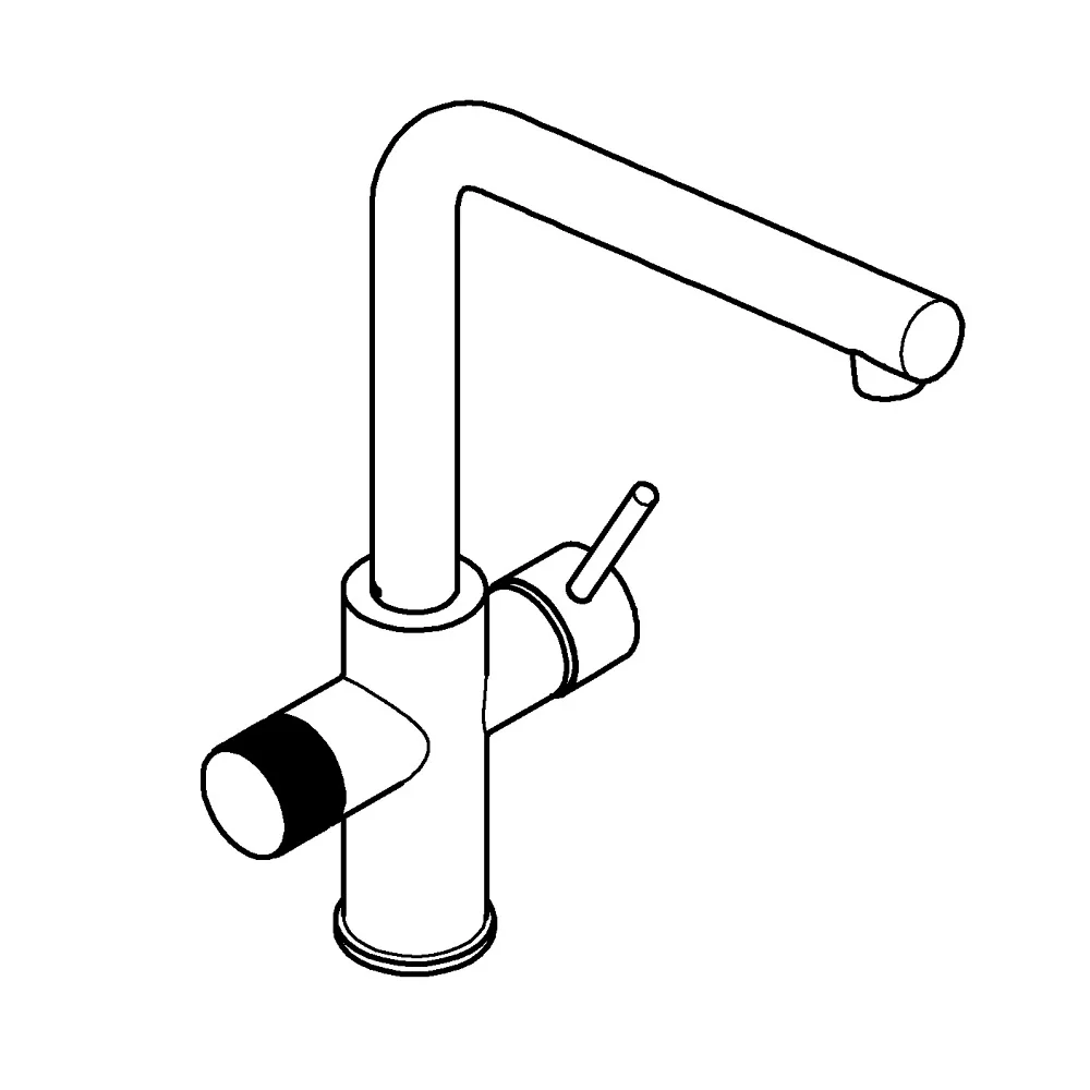 Rysunek techniczny kranu, Grohe