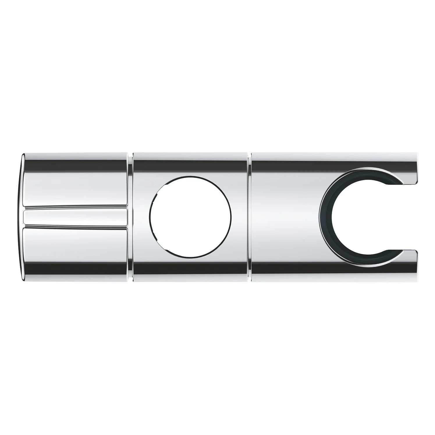 Chromowany element ślizgowy widok z przodu, Grohe