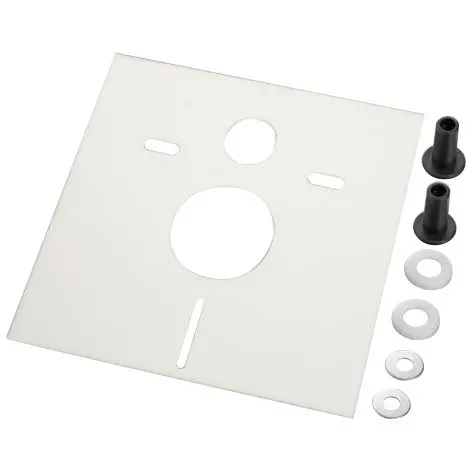 HAAS OHA Schallschutz-Set Quadro Premium DB 28 für Wand-WC und Bidets, 39 x 42,6 cm