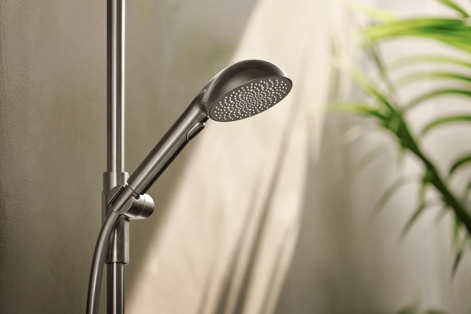 Hansa HANSAAURELIA Thermostat-Brausebatterie mit Brausestange rund 77 cm und Handbrause 3-strahlig Bild 6