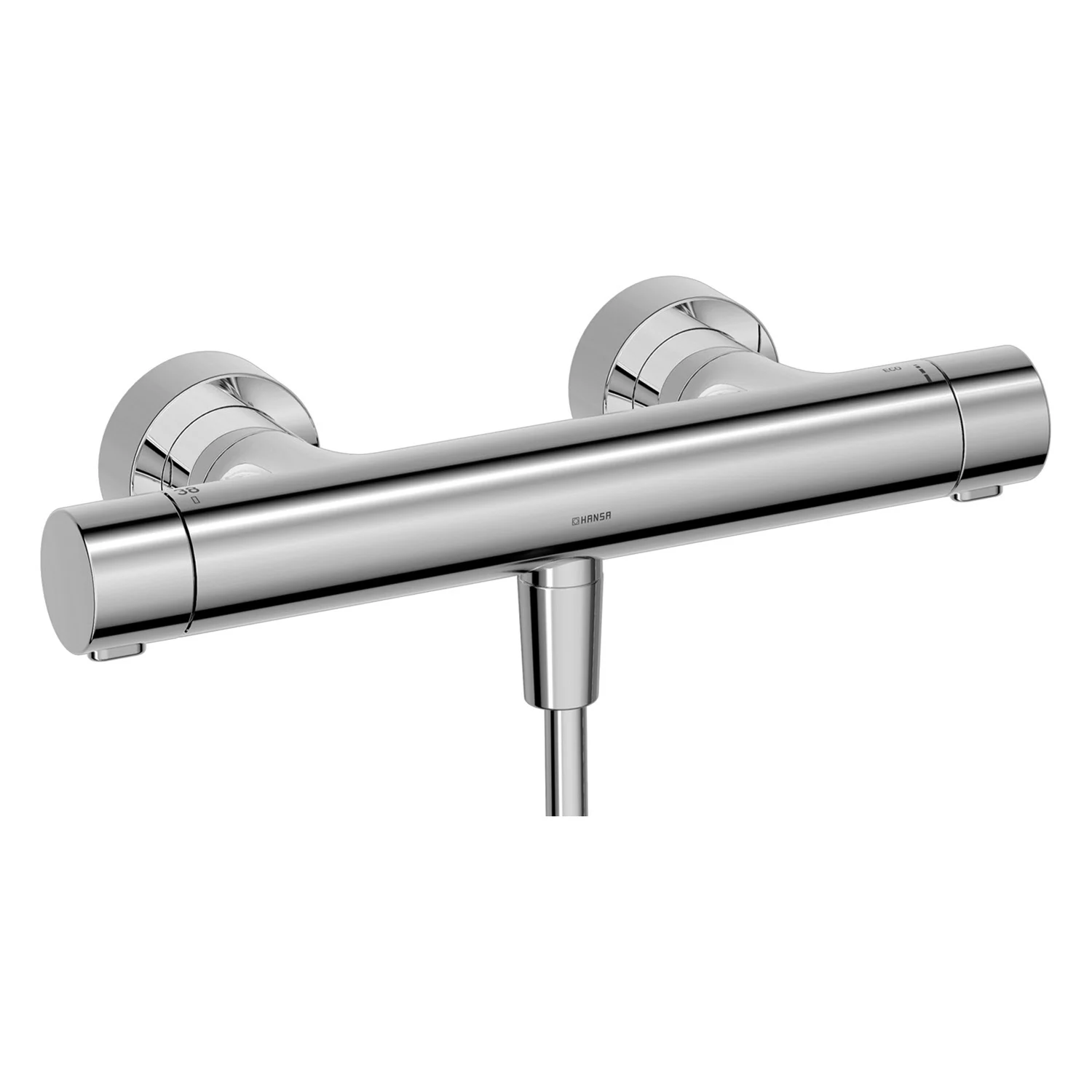 Hansa HANSAAURELIA Thermostat-Brausebatterie mit Brausestange rund 77 cm und Handbrause 3-strahlig Bild 12