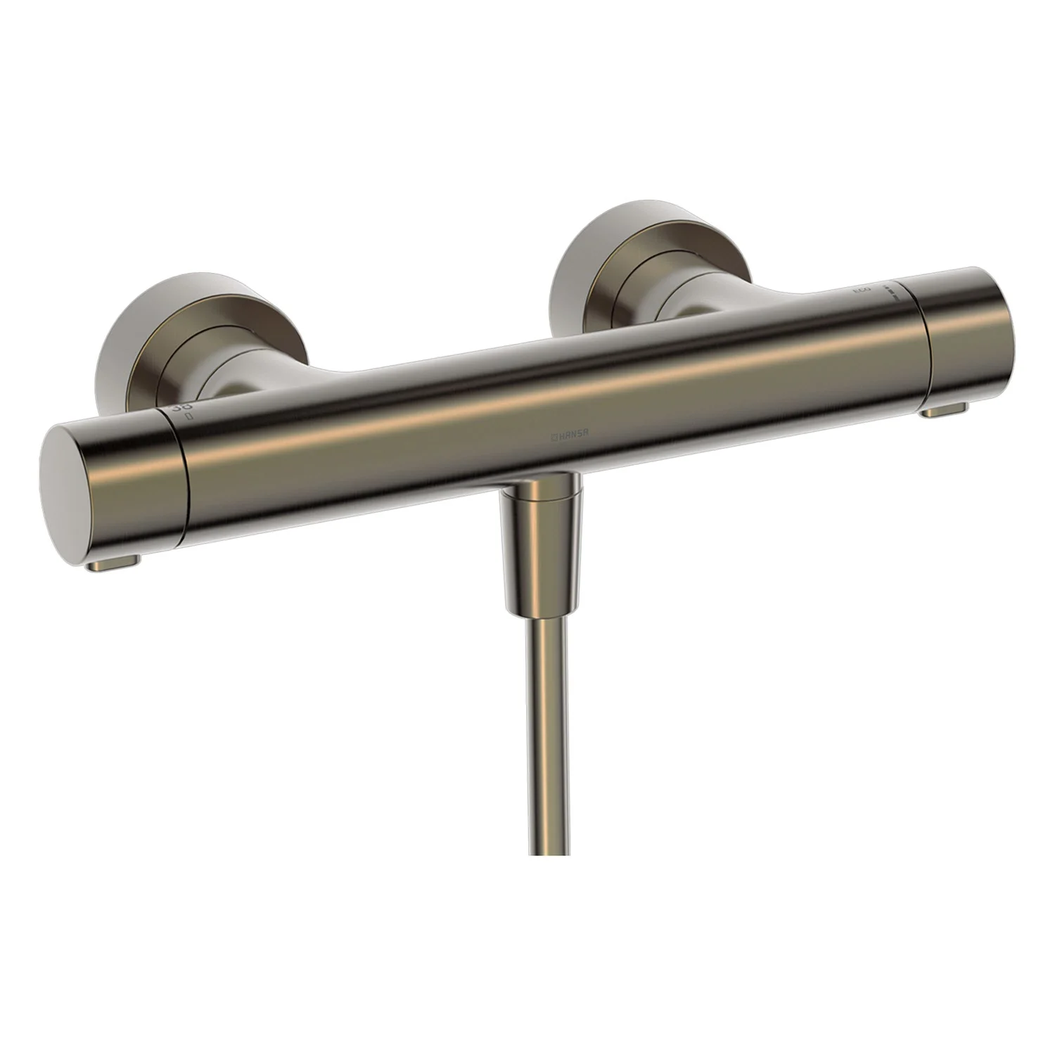Hansa HANSAAURELIA Thermostat-Brausebatterie mit Brausestange rund 77 cm und Handbrause 3-strahlig Bild 11