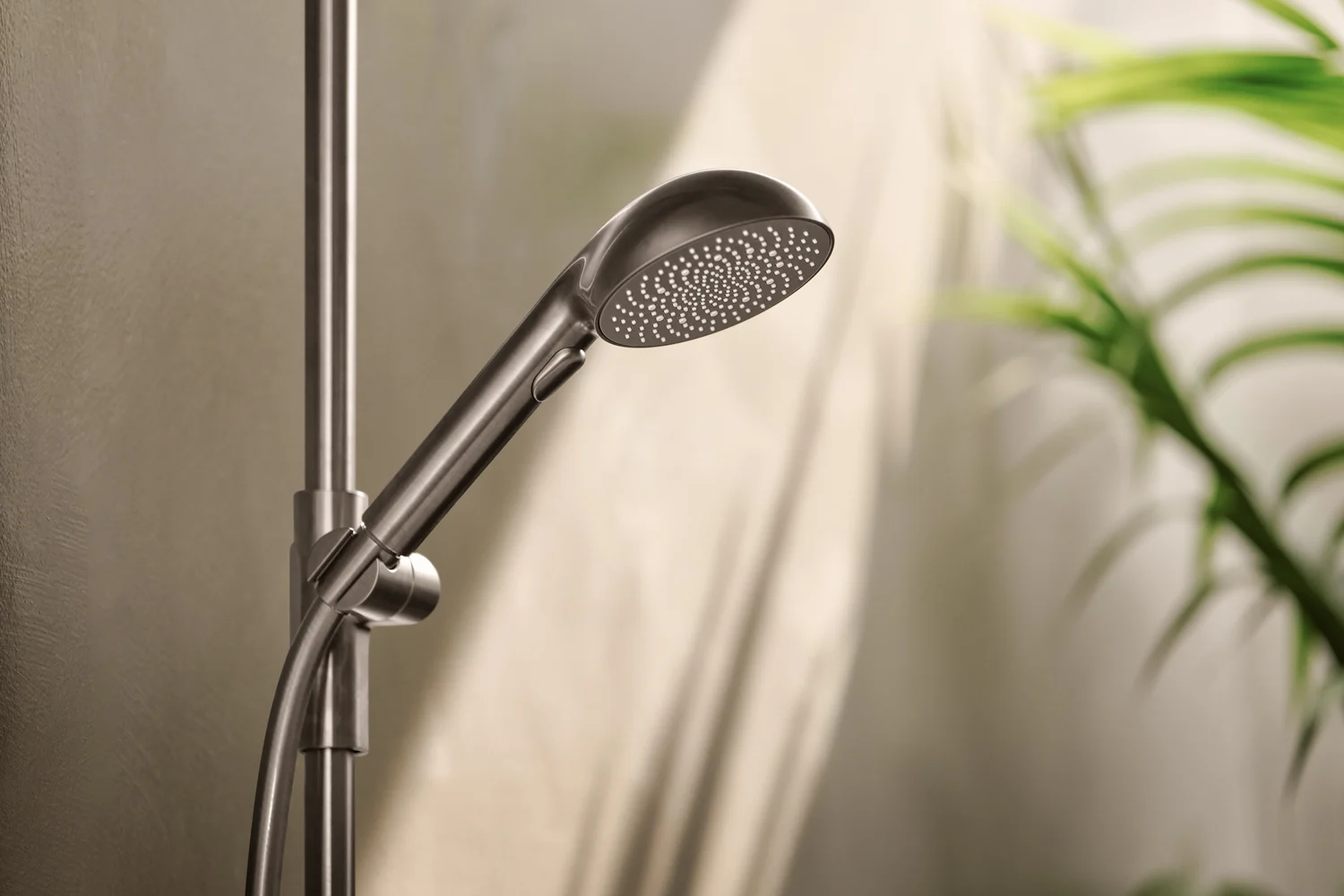 Hansa HANSAAURELIA Thermostat-Brausebatterie mit Brausestange rund 97 cm und Handbrause 3-strahlig Bild 6