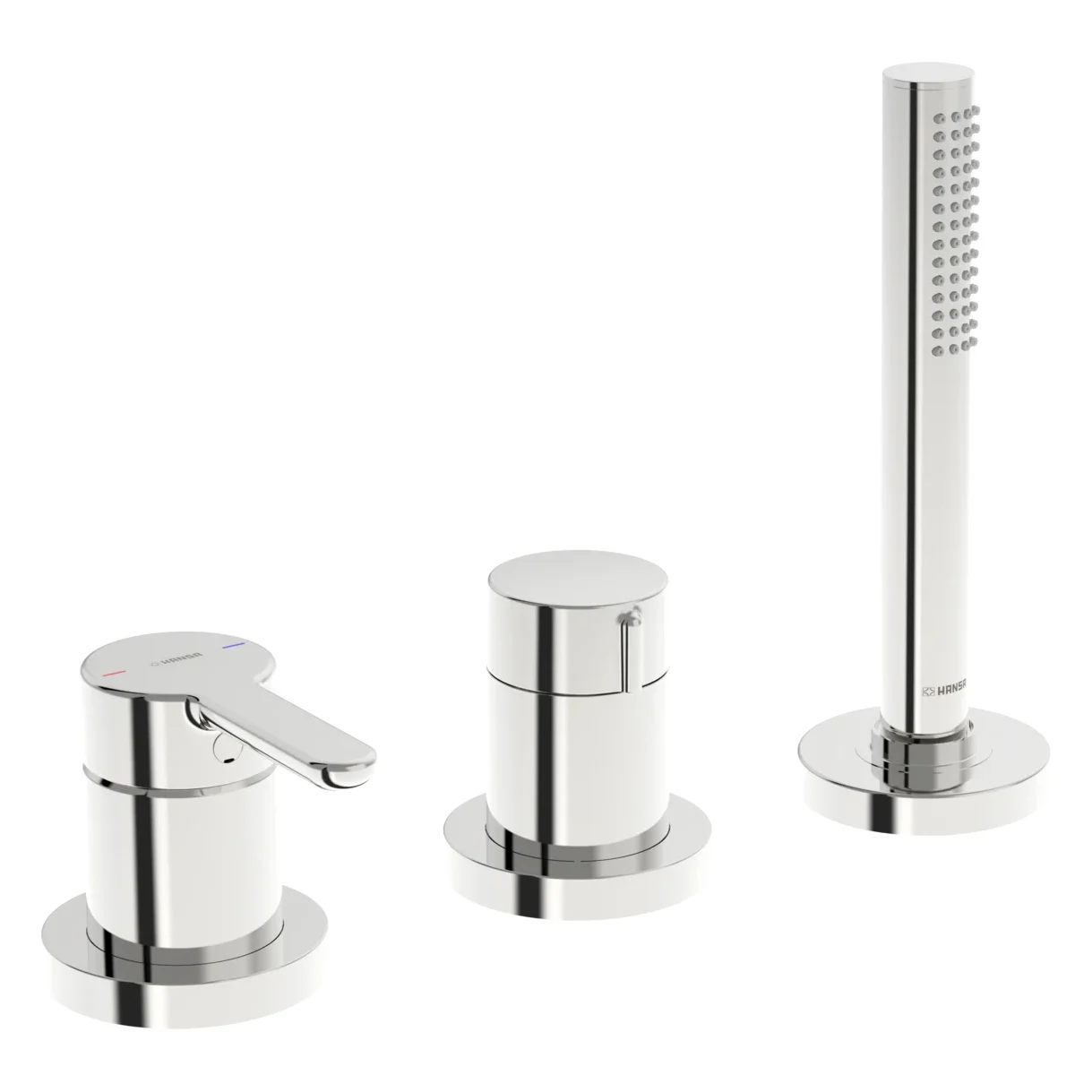 Hansa HANSADESIGNO Style Einhandmischer für 3-Loch-Einbausets