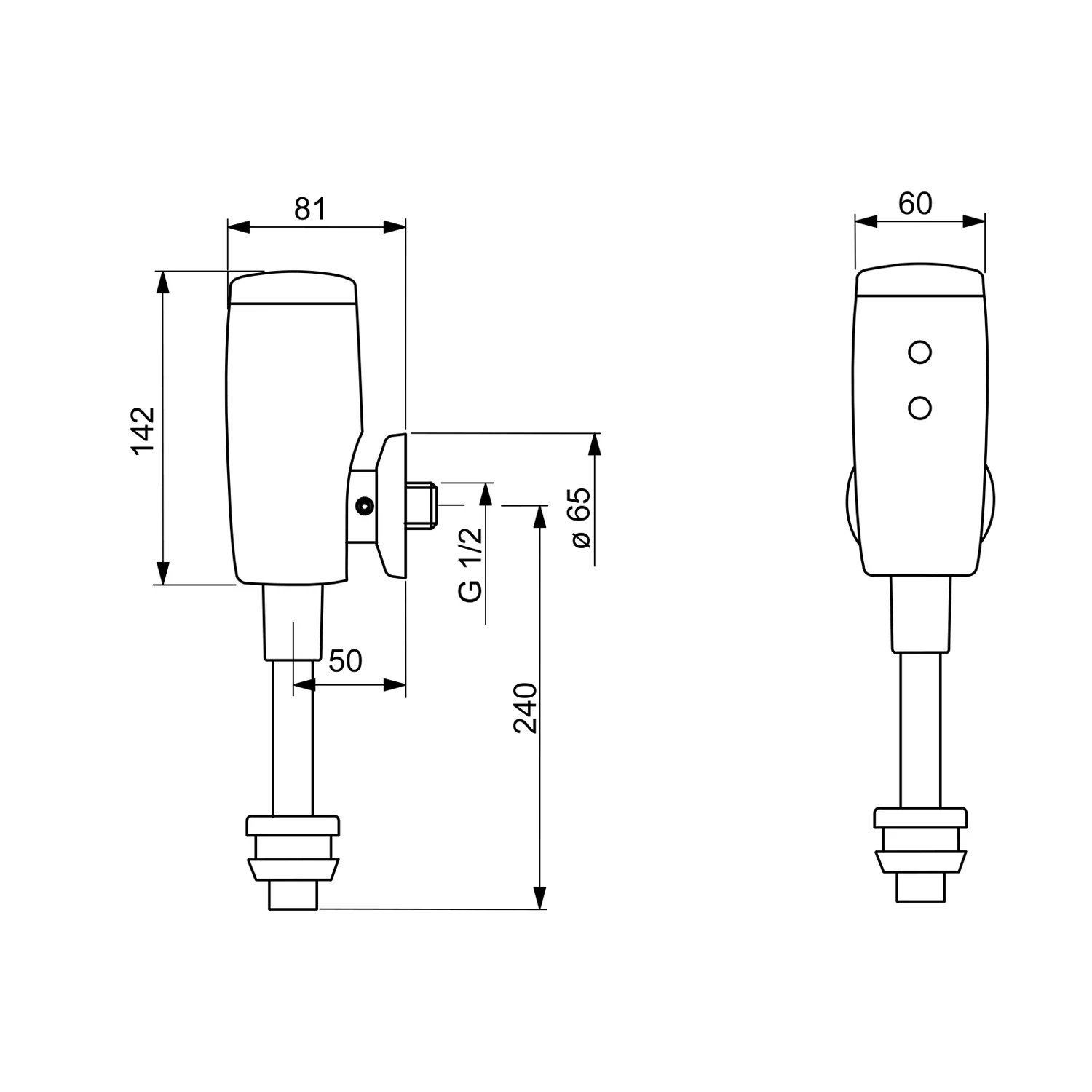 Hansa HANSAELECTRA Urinalsteuerung Bluetooth Bild 3