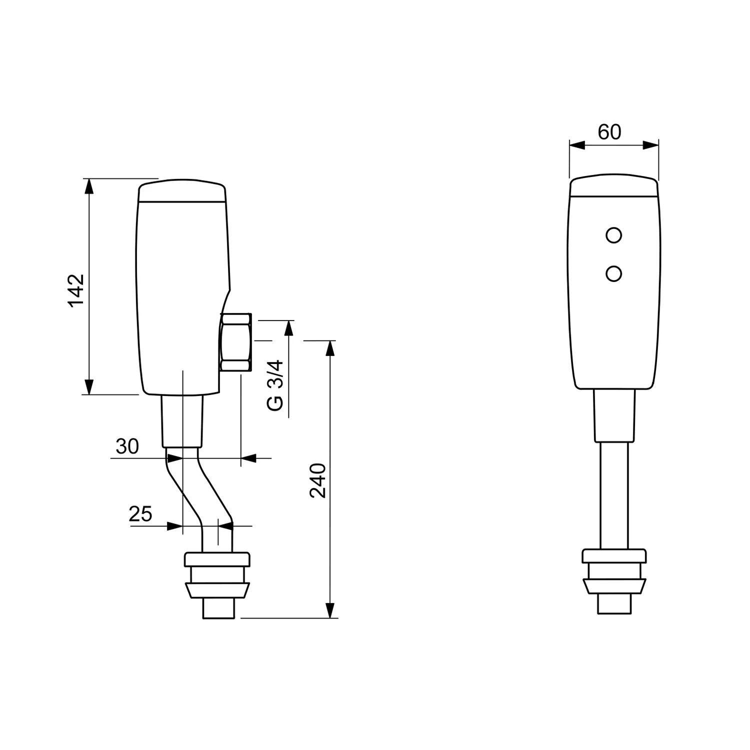 Hansa HANSAELECTRA Urinalsteuerung Bluetooth Bild 3