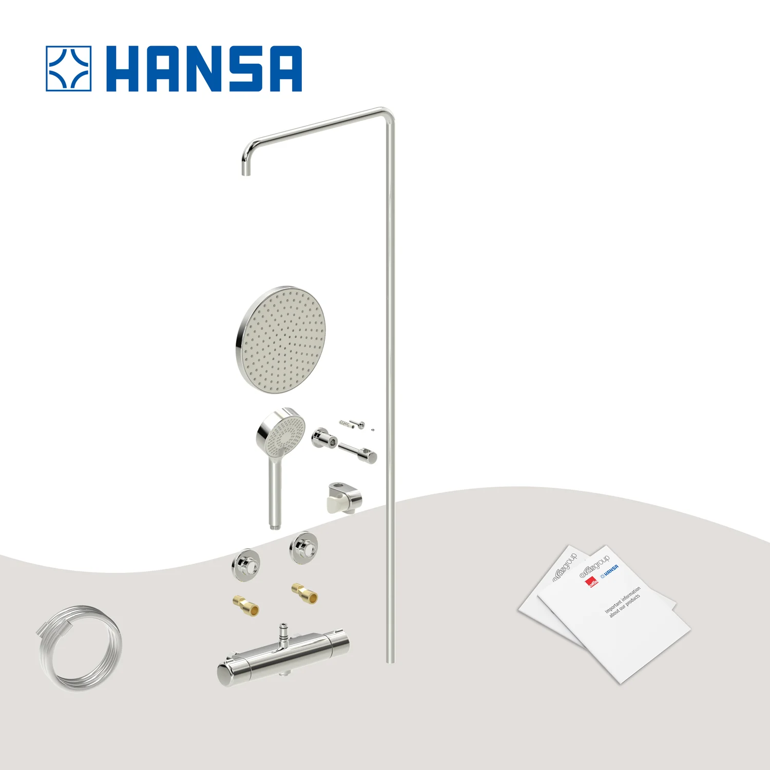 Hansa HANSAMICRA Duschsystem mit Thermostat Bild 7