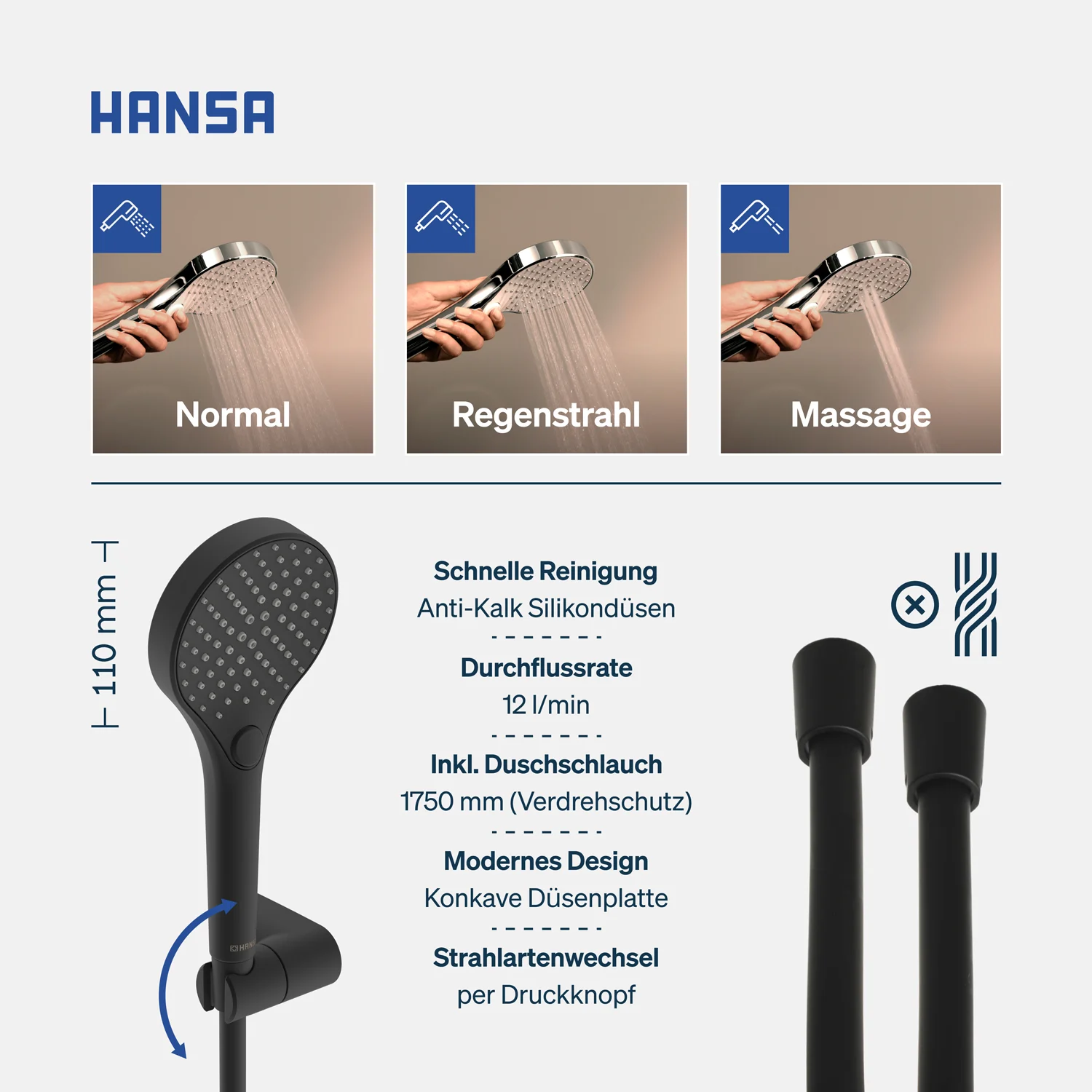 Hansa HANSAVANTIS Duschsystem Komplettset Bild 7