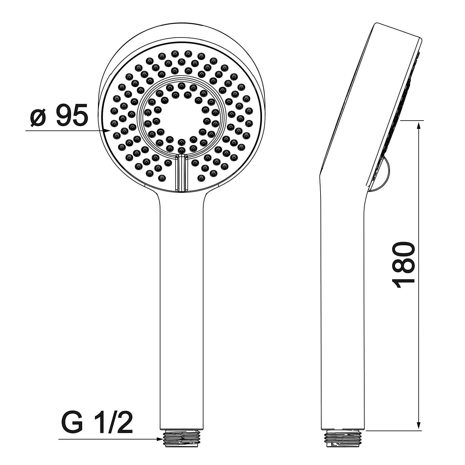 Hansa HANSABASICJET Handbrause 3-strahlig Bild 3