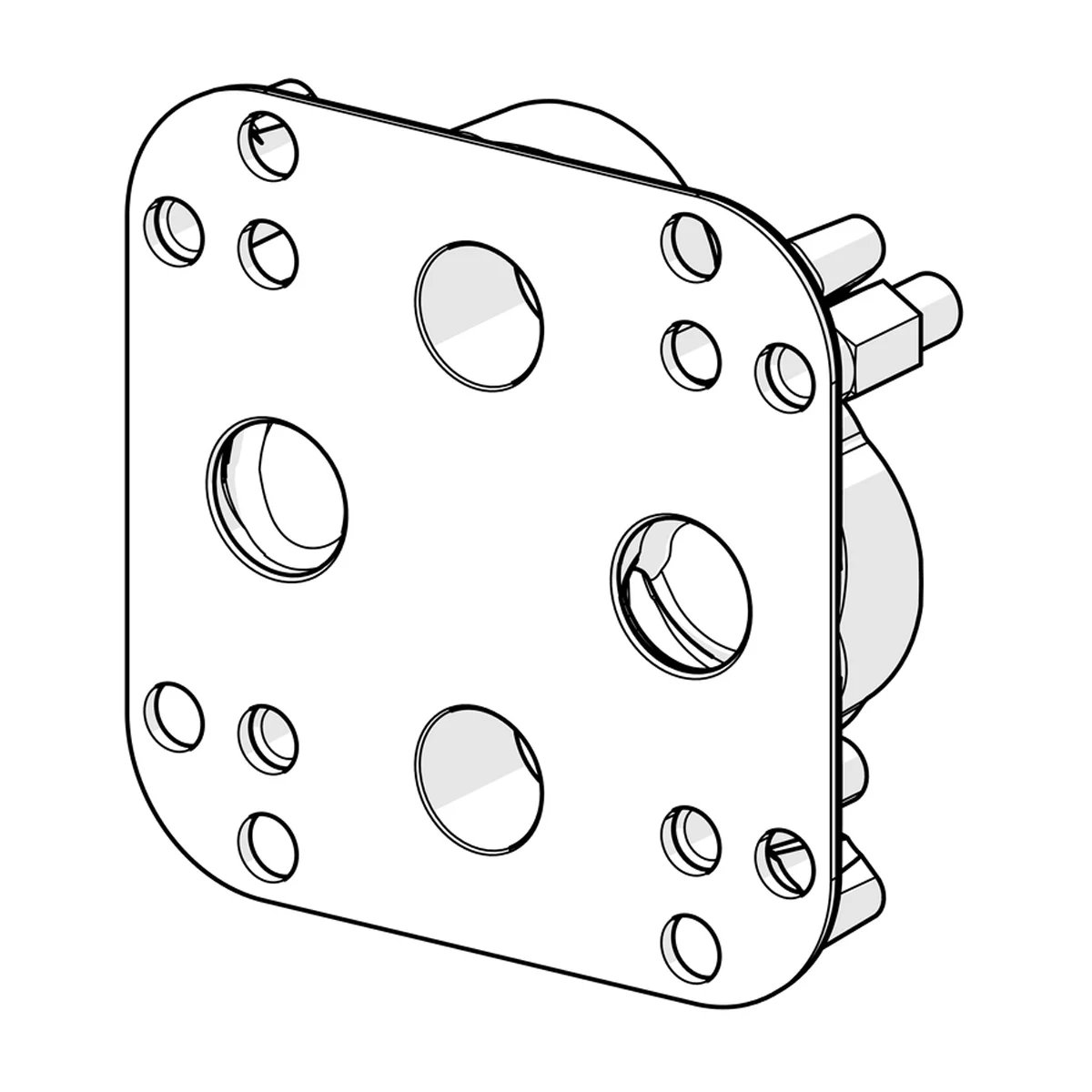 Hansa HANSABLUEBOX Adapter H/C reversed