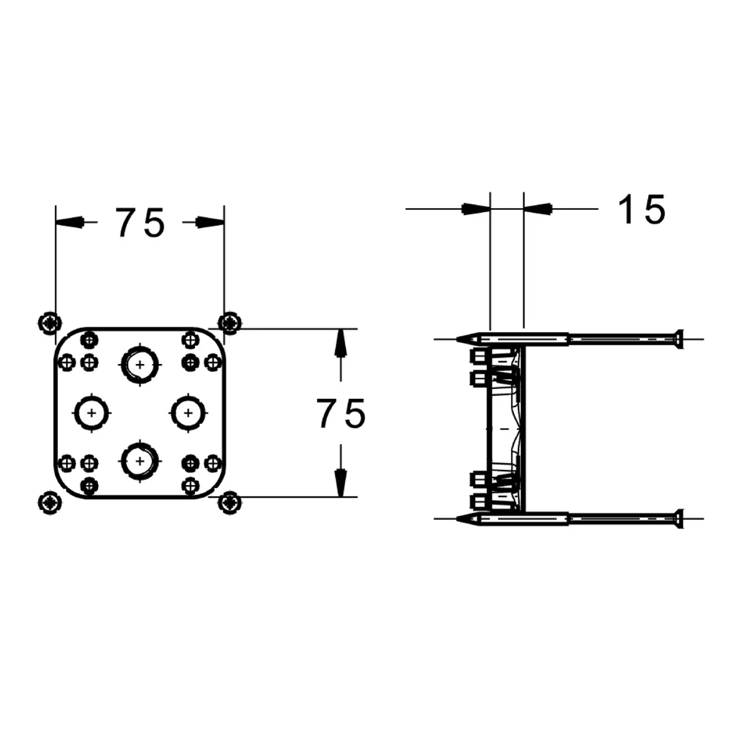 Hansa HANSABLUEBOX Adapter H/C reversed Bild 2