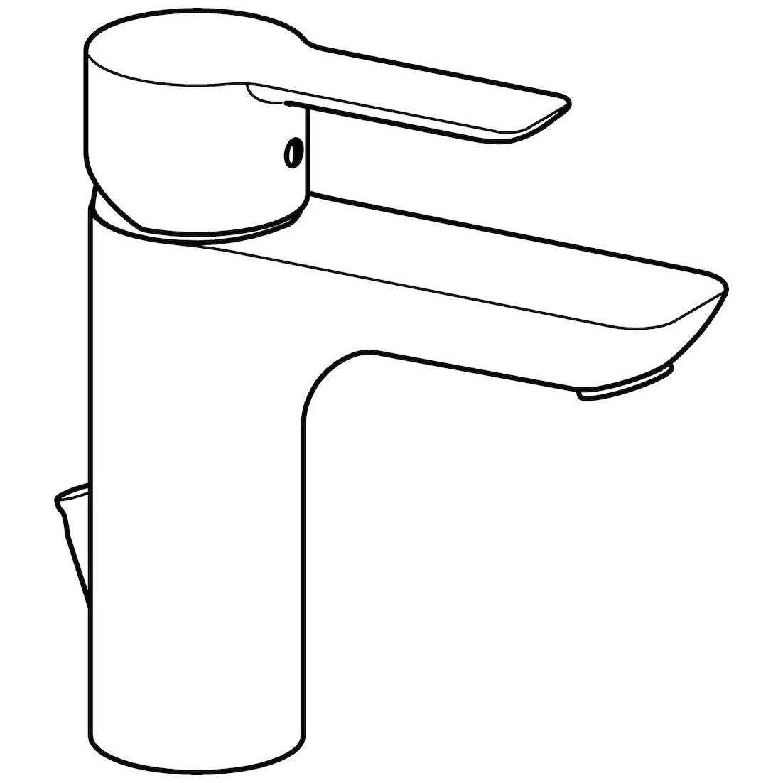 Hansa HANSALIGNA Waschtisch-Einhand-Einlochbatterie Bild 2