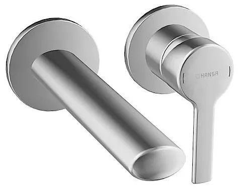 Hansa HANSARONDA Fertigmontageset Waschtisch-Einhand-Wandbatterie