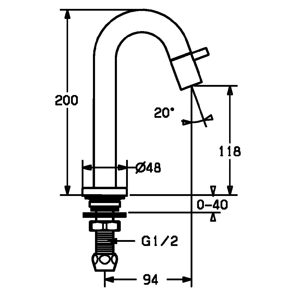 Hansa HANSANOVA Style Waschtisch-Standventil Bild 2