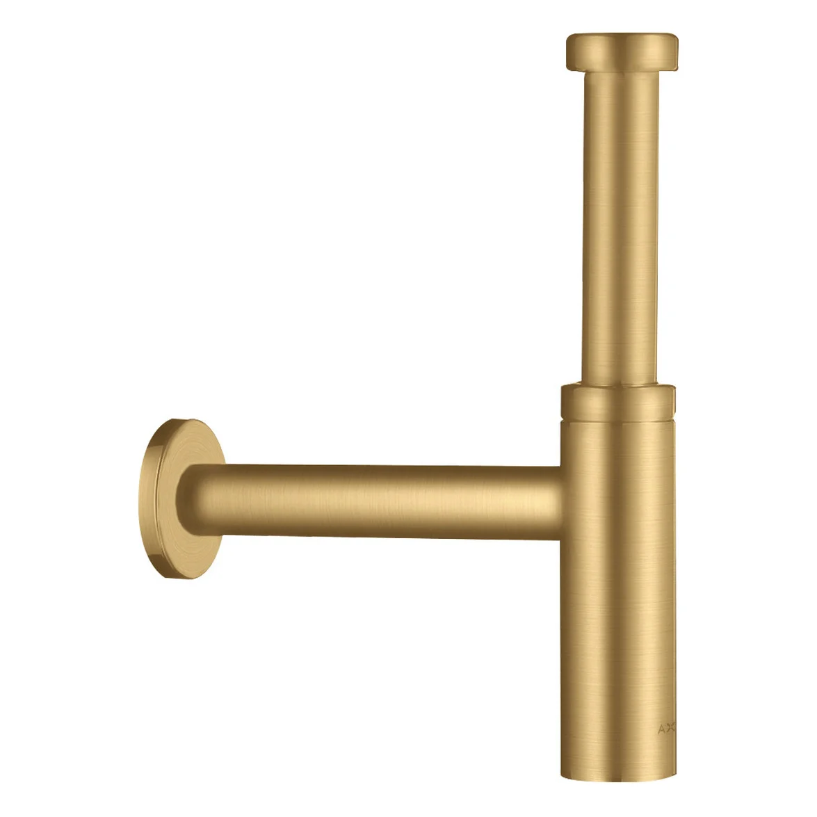 Widok wycięty złotego syfonu, hansgrohe
