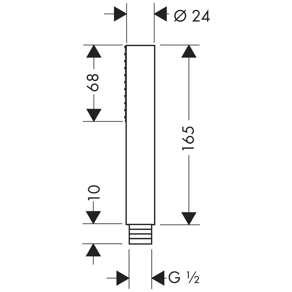 AXOR Starck Stabhandbrause 1jet, DN15 Bild 2