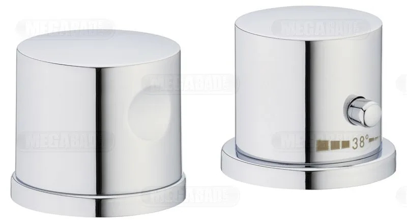 AXOR Uno² 2-Loch Thermostat für Wannenrandmontage