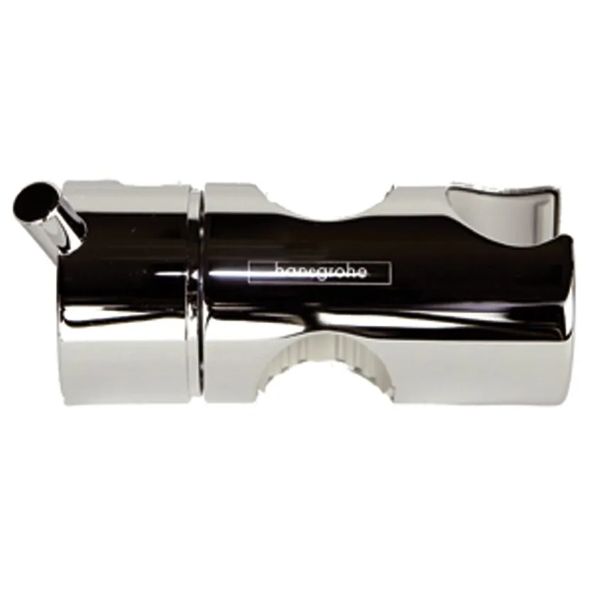 Chromowany suwak zamienny w widoku z przodu, hansgrohe