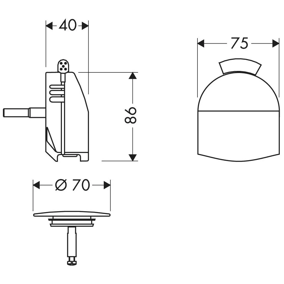 hansgrohe Exafill Fertigset Bild 2