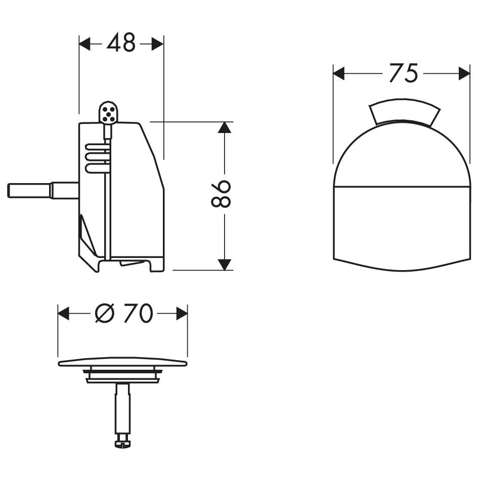 hansgrohe Exafill Plus Fertigset Bild 2
