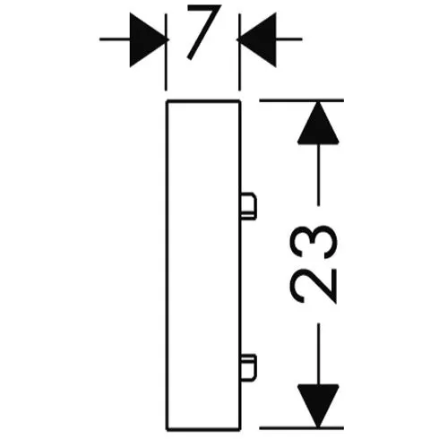 hansgrohe Fliesenausgleichscheibe 7mm für Unica D Bild 2