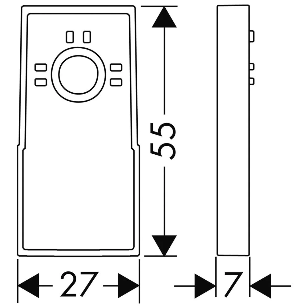 hansgrohe Fliesenausgleichsscheibe zu Raindance Unica S Bild 3