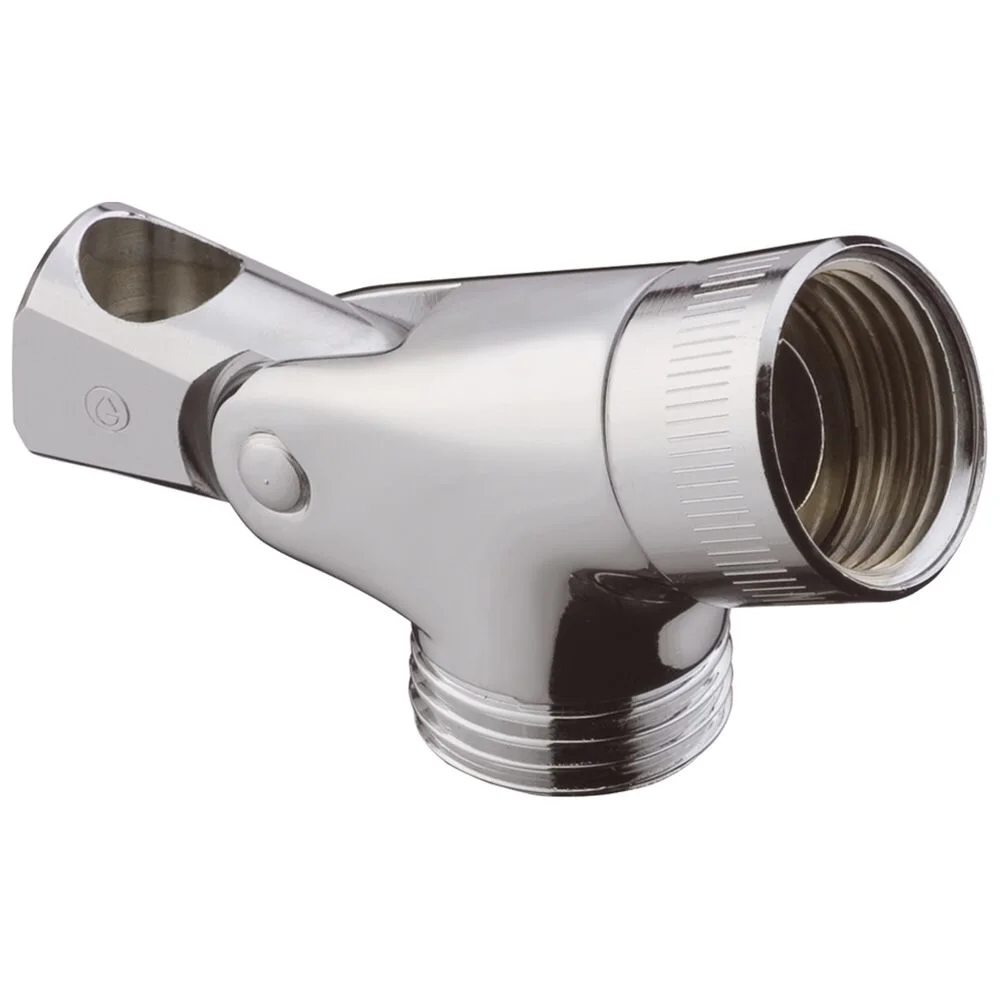 Uchwyt prysznicowy w chromie widok z boku, hansgrohe