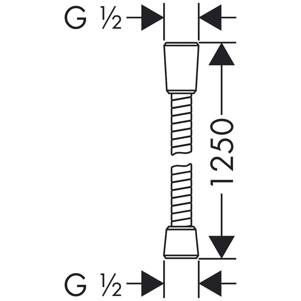 hansgrohe Sensoflex Metallbrauseschlauch 125 cm Bild 2