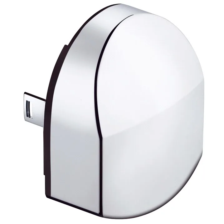 Pokrywa chromowana widok z boku, hansgrohe