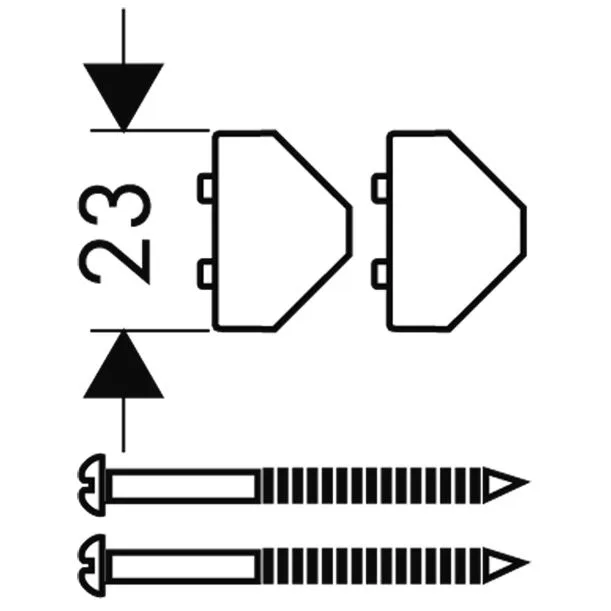 hansgrohe Eckmontageset Bild 3