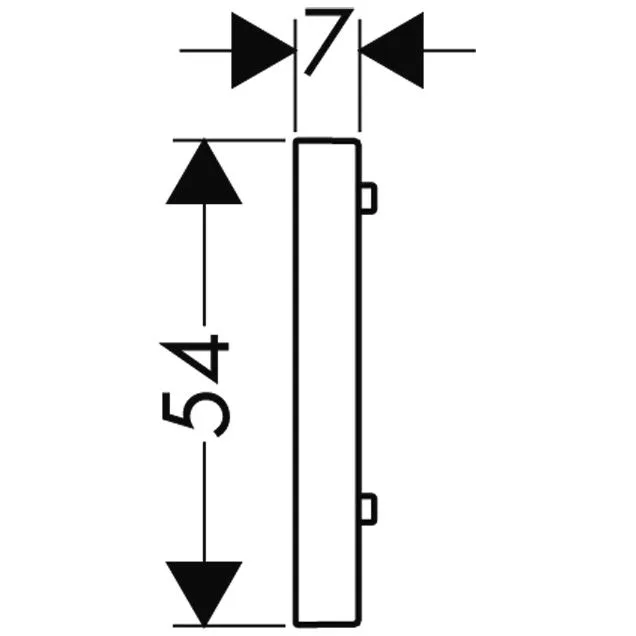 AXOR Fliesenausgleichsscheibe 7 mm Bild 2