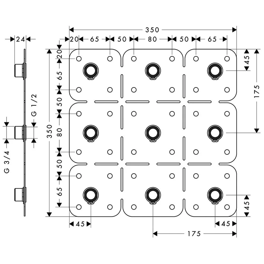 AXOR Starck Montagehilfe DN 20 Bild 2