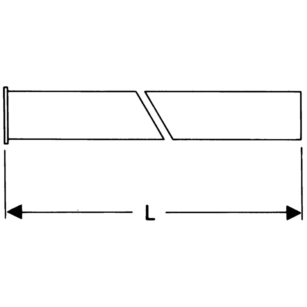 hansgrohe Tauchrohr 1 1/4 Zoll 30 cm mit Bord Bild 2