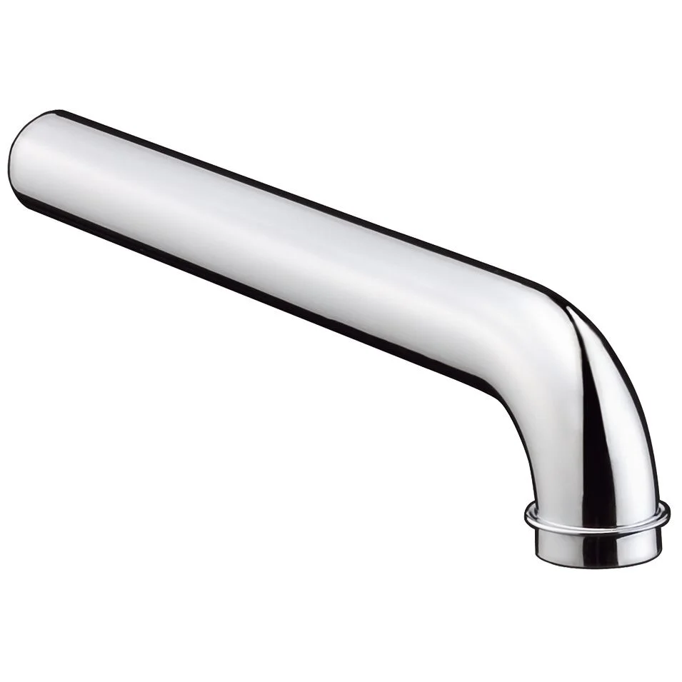 Zakrzywiona rura przedłużająca w chromie z boku, hansgrohe