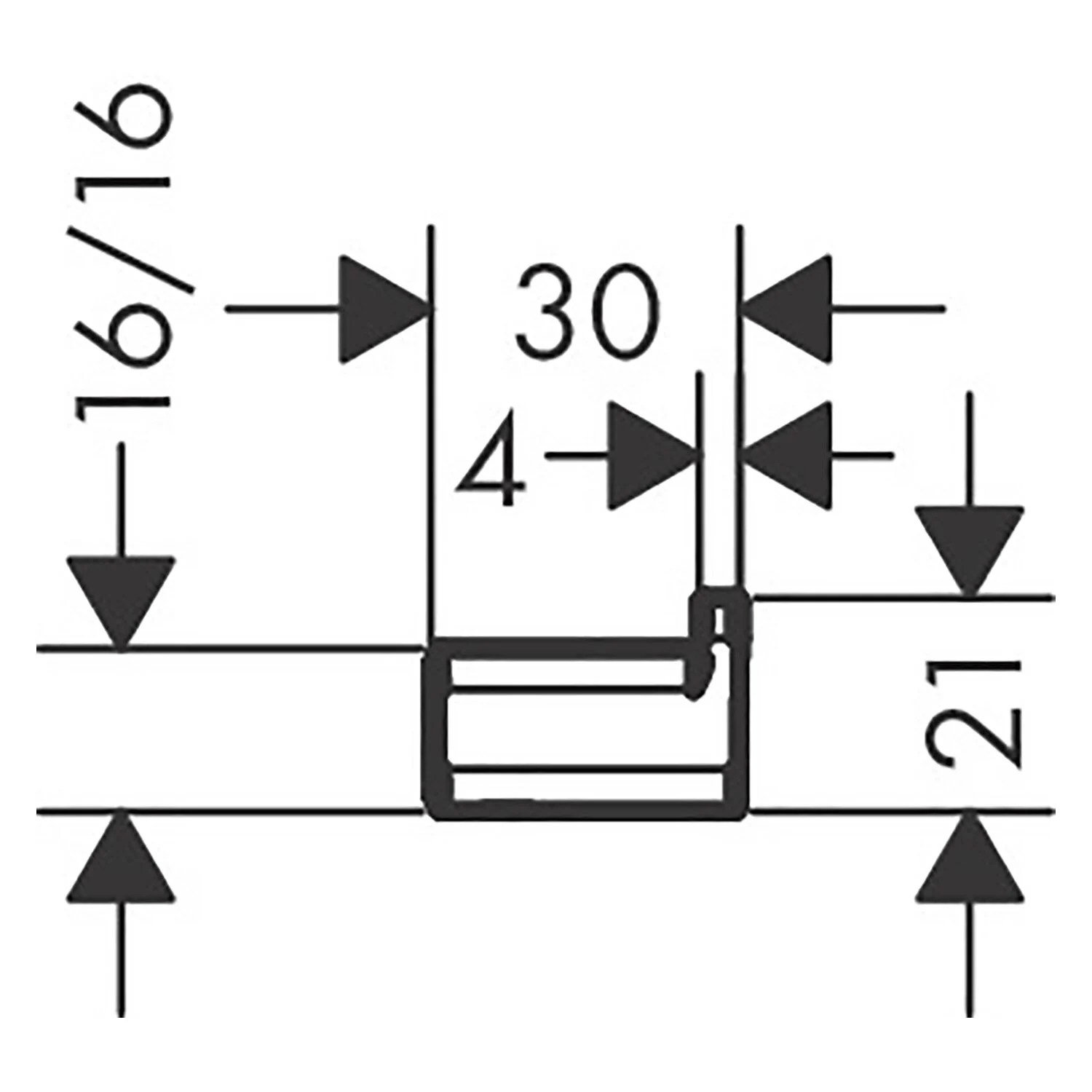 hansgrohe AddStoris Einzelhaken Bild 2
